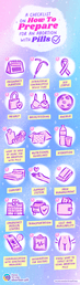 Checklist on preparing for an abortion with pills, covering health, privacy, and support.